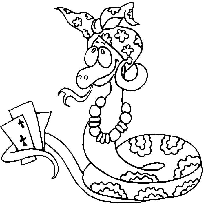 Free printable Snake coloring page #216883 from Animals collection