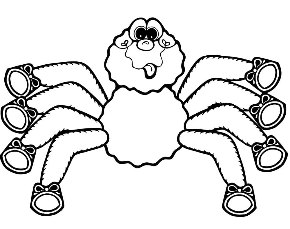 Free printable Spider coloring page #184507 from Animals collection