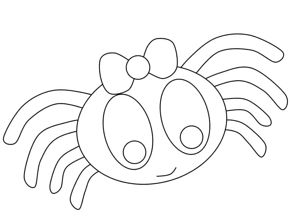 Free printable Spider coloring page #184531 from Animals collection