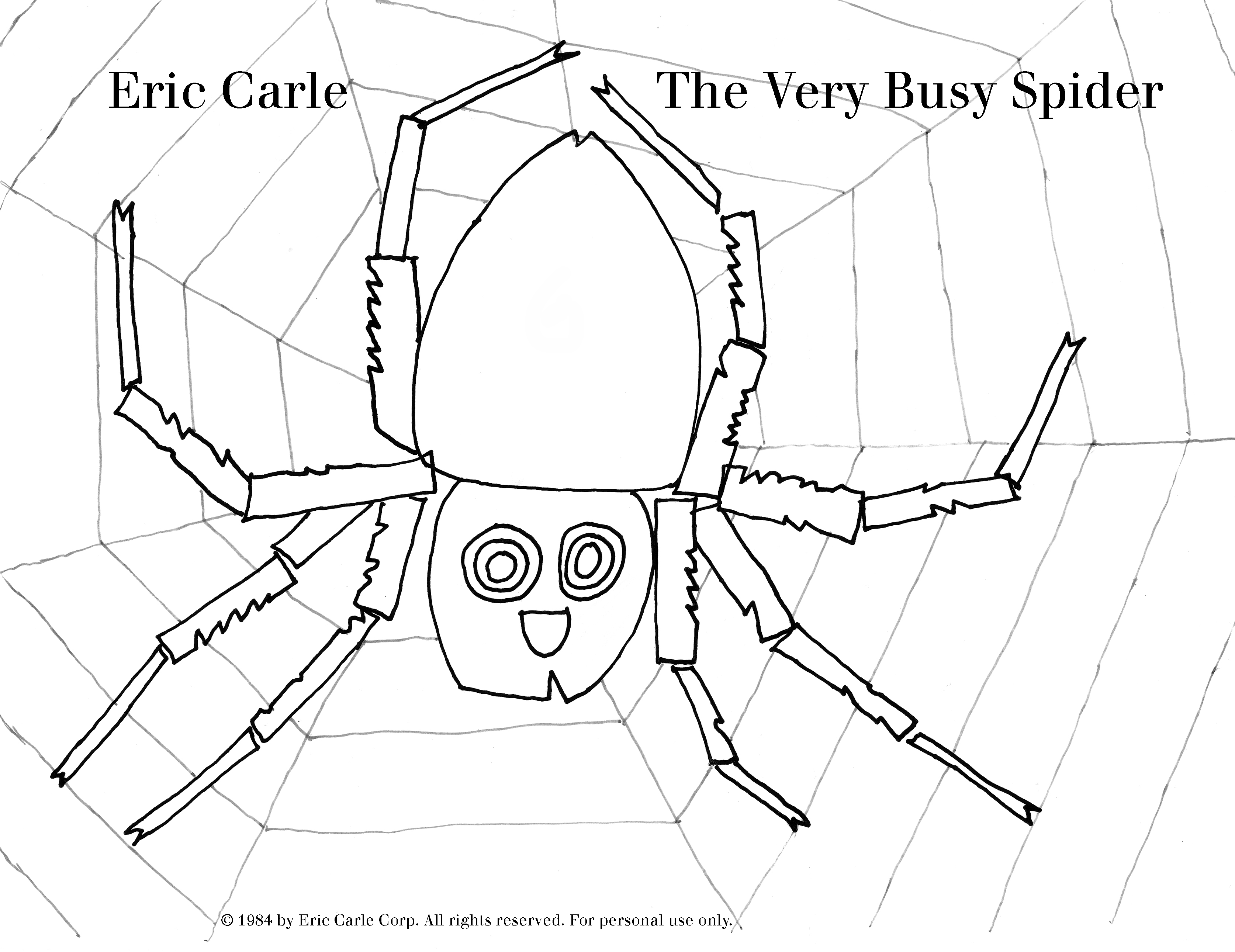 Coloring page: Spider (Animals) #589 - Free Printable Coloring Pages