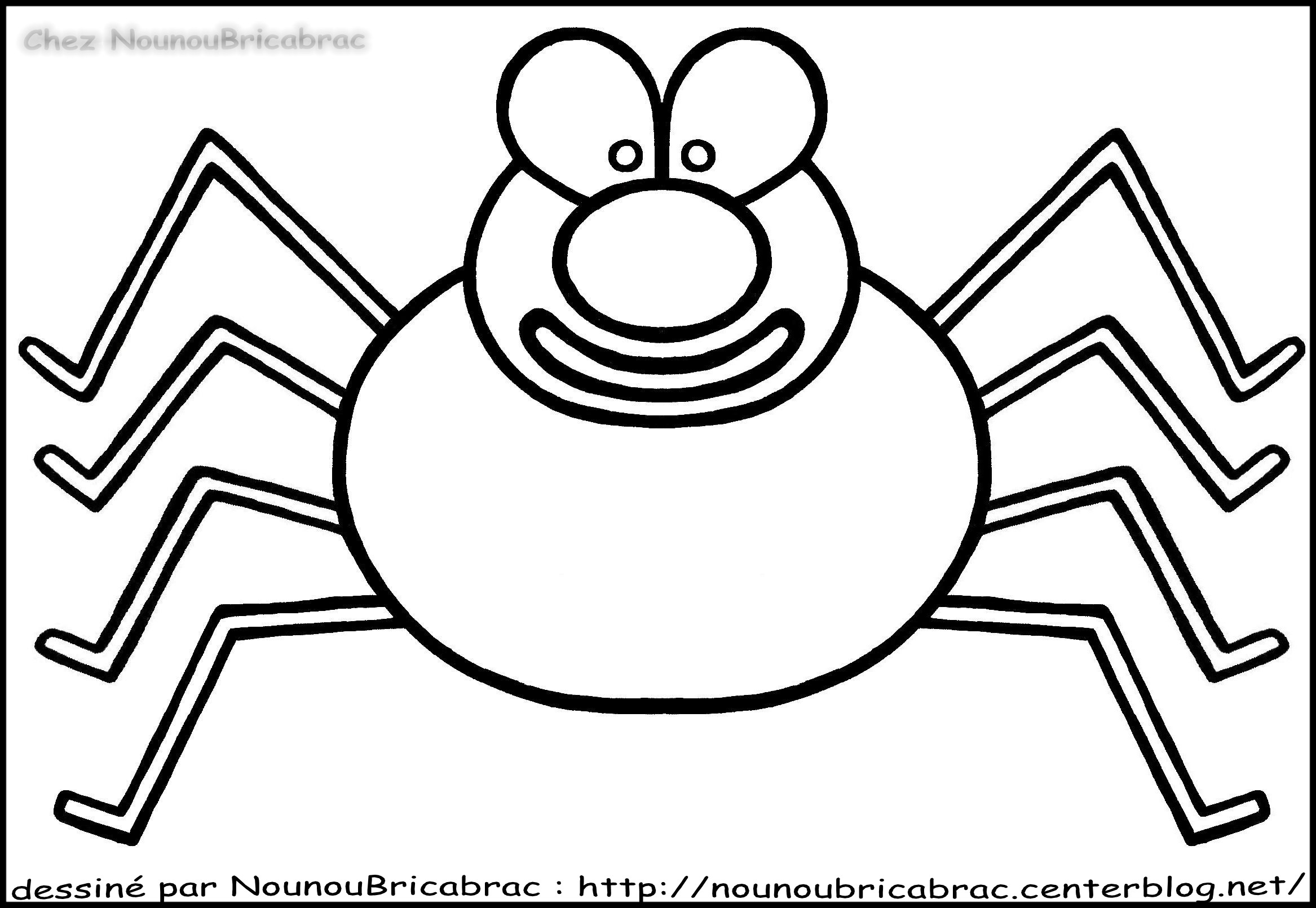 Coloring page: Spider (Animals) #592 - Free Printable Coloring Pages