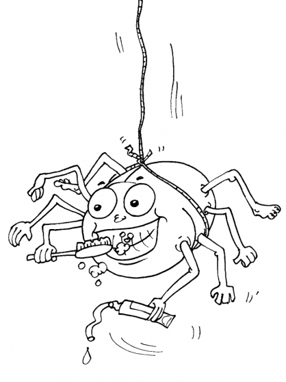 Coloring page: Spider (Animals) #622 - Free Printable Coloring Pages