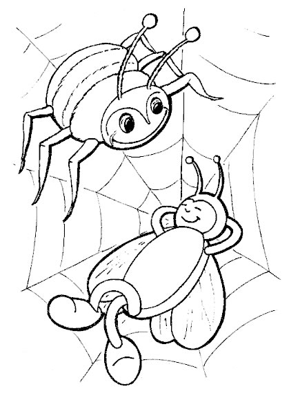 Coloring page: Spider (Animals) #654 - Free Printable Coloring Pages