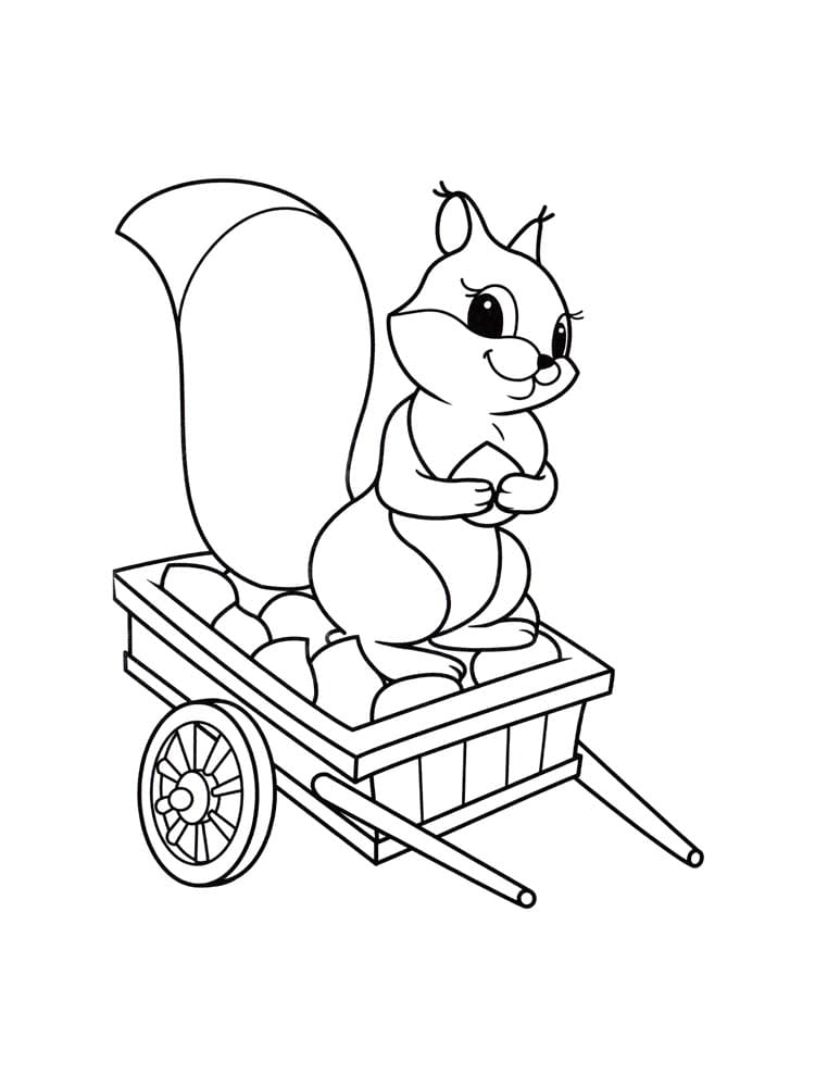 Free printable Squirrel coloring page #177477 from Animals collection Free printable Squirrel coloring page #177477 from Animals collection