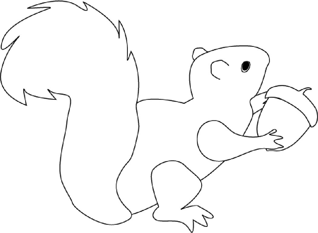Coloring page: Squirrel (Animals) #6157 - Free Printable Coloring Pages