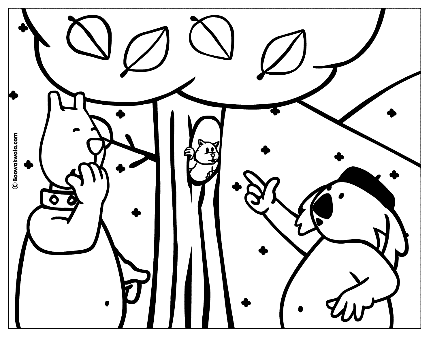 Coloring page: Squirrel (Animals) #6170 - Free Printable Coloring Pages
