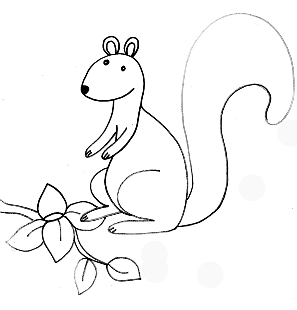 Coloring page: Squirrel (Animals) #6199 - Free Printable Coloring Pages