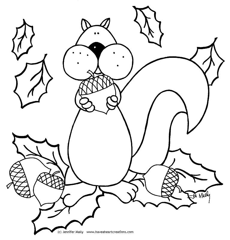 Coloring page: Squirrel (Animals) #6226 - Free Printable Coloring Pages