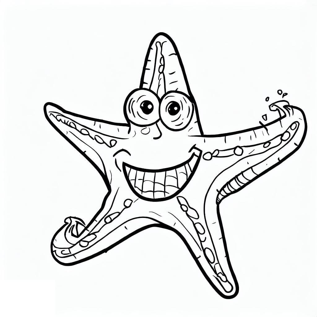 Free printable Starfish coloring page #187149 from Animals collection