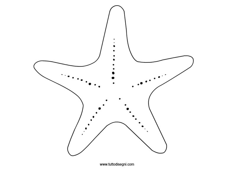 Coloring page: Starfish (Animals) #6711 - Free Printable Coloring Pages