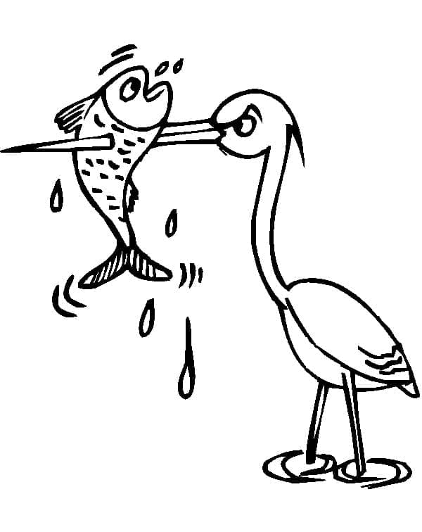 Free printable Stork coloring page #185231 from Animals collection