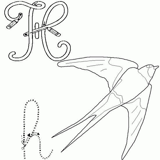 Coloring page: Swallow (Animals) #8822 - Free Printable Coloring Pages