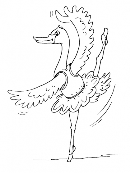 Coloring page: Swan (Animals) #5005 - Free Printable Coloring Pages