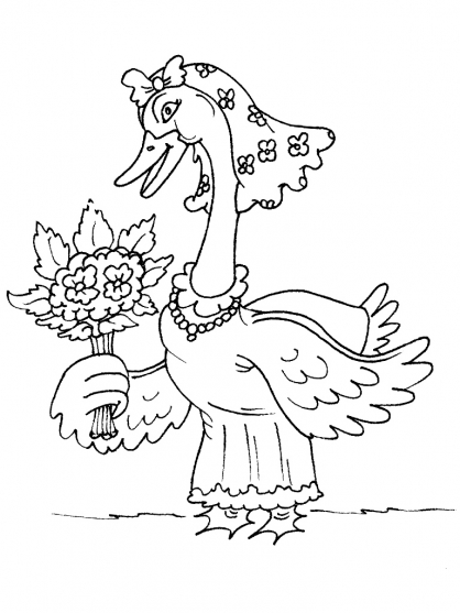 Coloring page: Swan (Animals) #5082 - Free Printable Coloring Pages