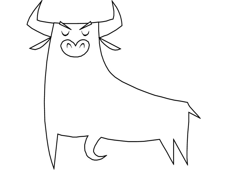 Coloring page: Taurus (Animals) #13798 - Free Printable Coloring Pages