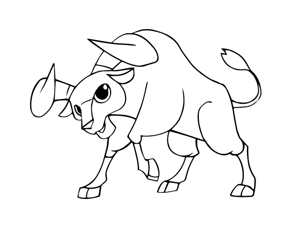 Coloring page: Taurus (Animals) #13813 - Free Printable Coloring Pages