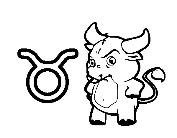 Coloring page: Taurus (Animals) #13814 - Free Printable Coloring Pages