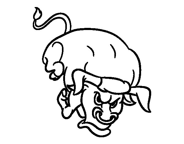 Coloring page: Taurus (Animals) #13815 - Free Printable Coloring Pages