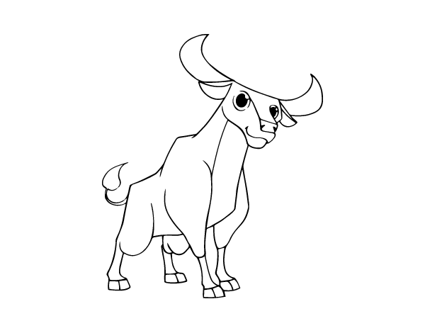 Coloring page: Taurus (Animals) #13820 - Free Printable Coloring Pages