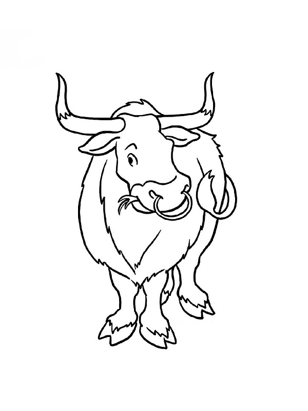 Coloring page: Taurus (Animals) #13827 - Free Printable Coloring Pages
