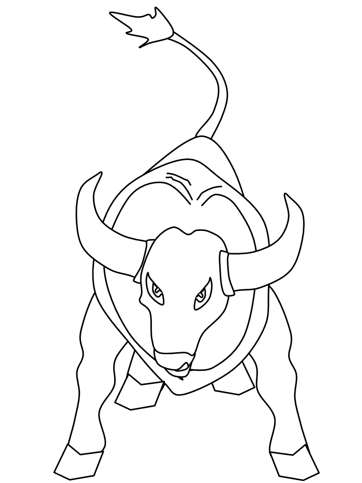Coloring page: Taurus (Animals) #13828 - Free Printable Coloring Pages