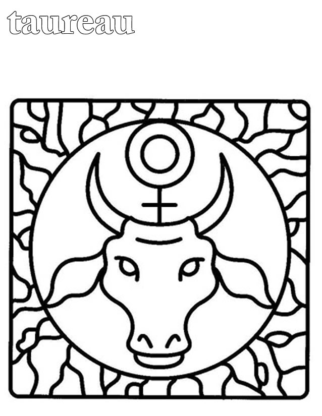 Coloring page: Taurus (Animals) #13859 - Free Printable Coloring Pages