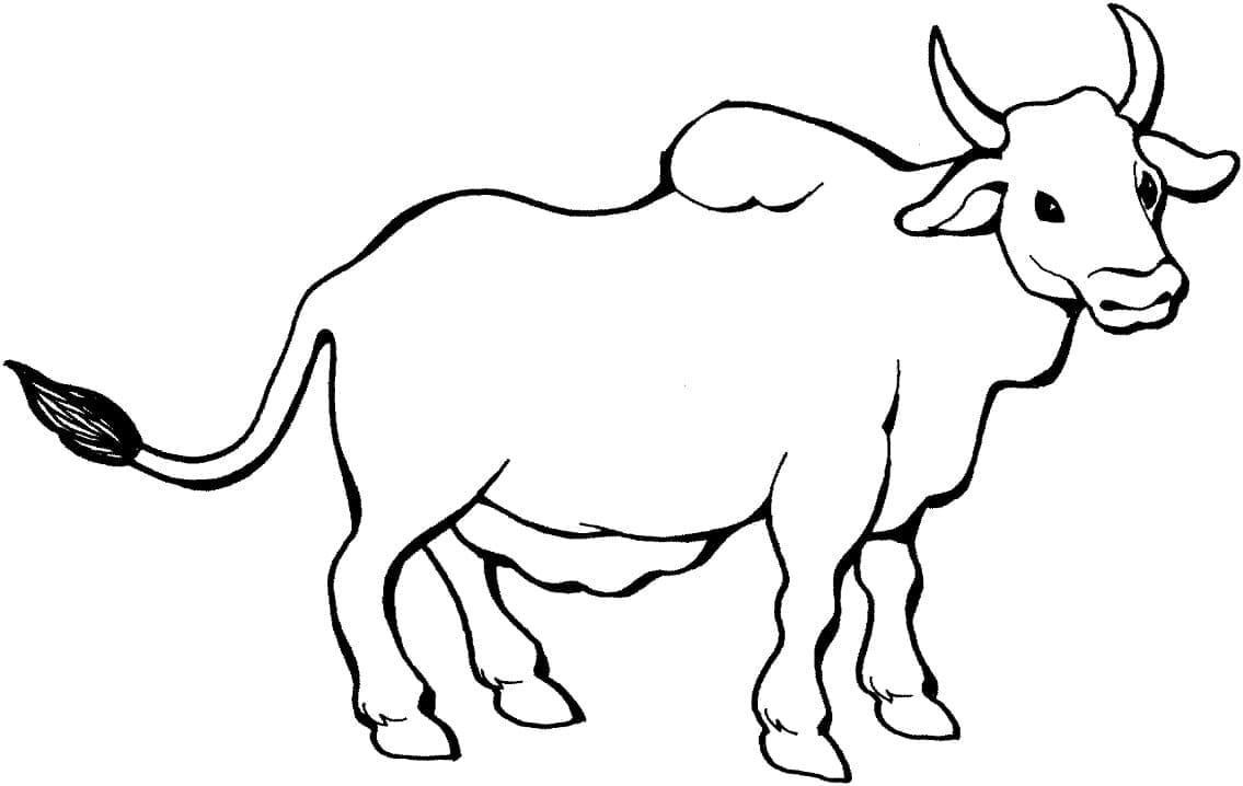 Free printable Taurus coloring page #188599 from Animals collection