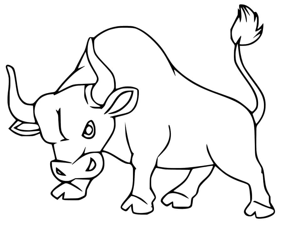 Free printable Taurus coloring page #188606 from Animals collection