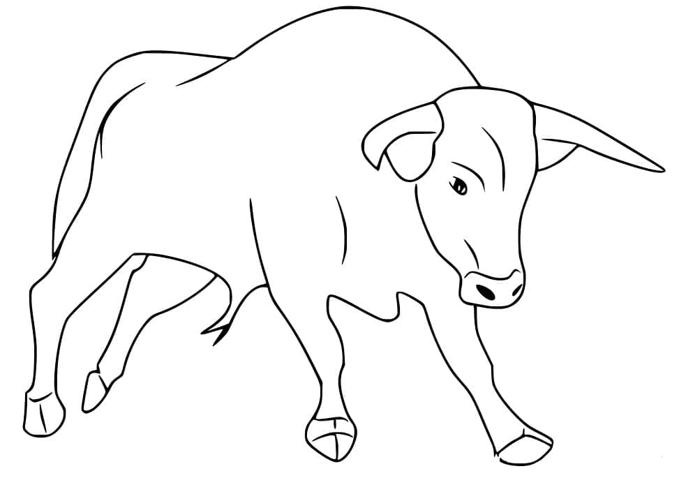 Free printable Taurus coloring page #188612 from Animals collection