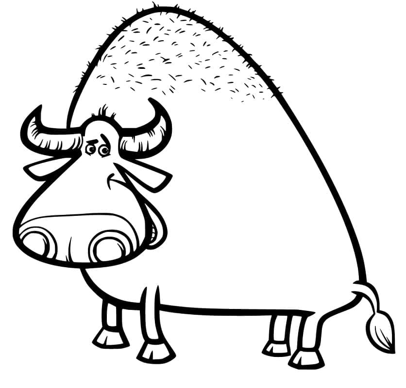 Free printable Taurus coloring page #188619 from Animals collection