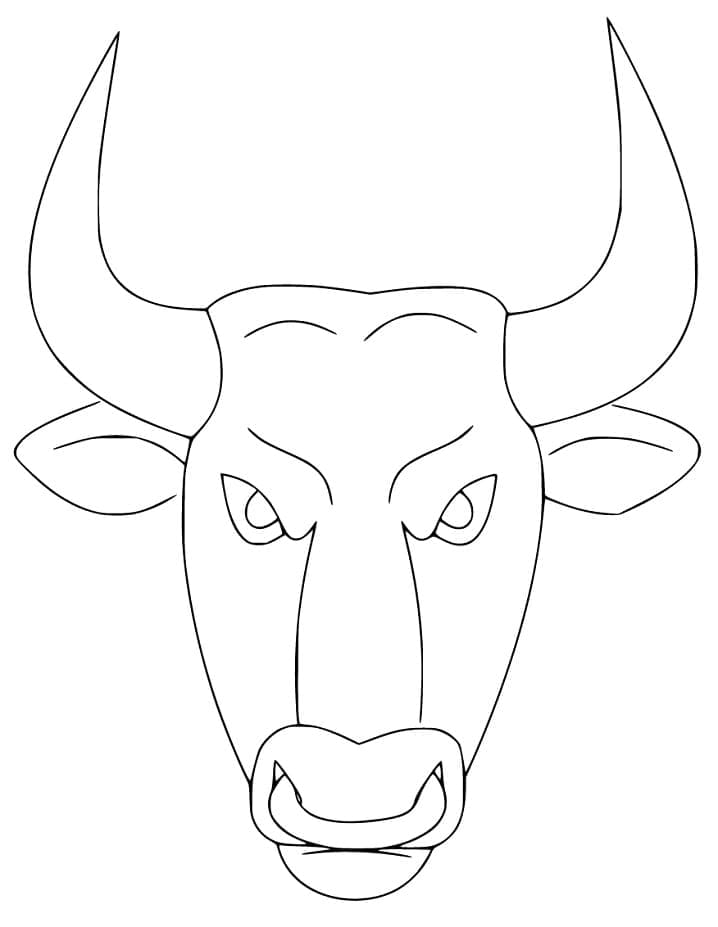 Free printable Taurus coloring page #188627 from Animals collection Free printable Taurus coloring page #188627 from Animals collection