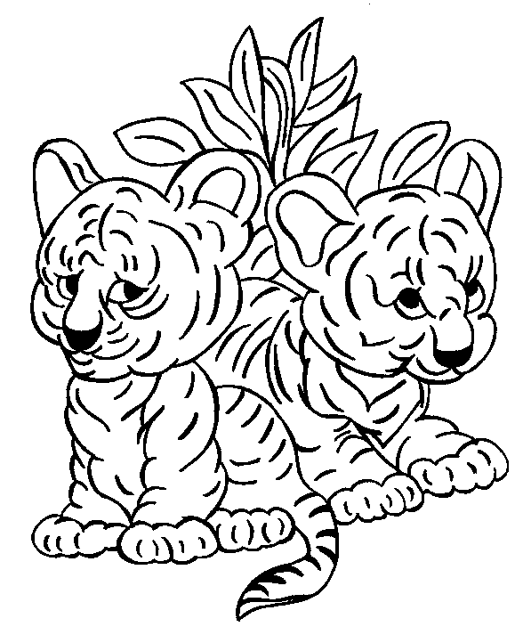 Coloring page: Tiger (Animals) #13612 - Free Printable Coloring Pages