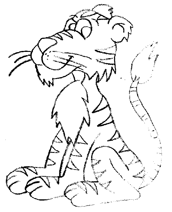 Coloring page: Tiger (Animals) #13616 - Free Printable Coloring Pages