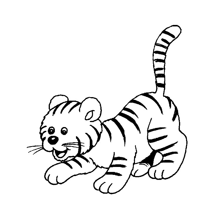 Coloring page: Tiger (Animals) #13624 - Free Printable Coloring Pages