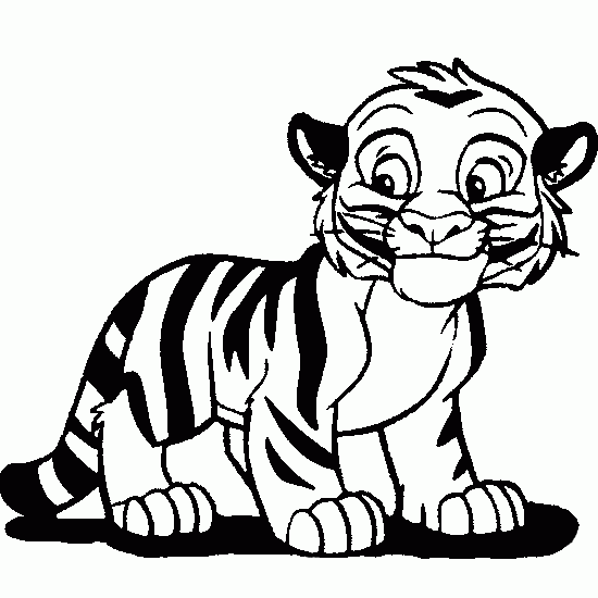Coloring page: Tiger (Animals) #13635 - Free Printable Coloring Pages
