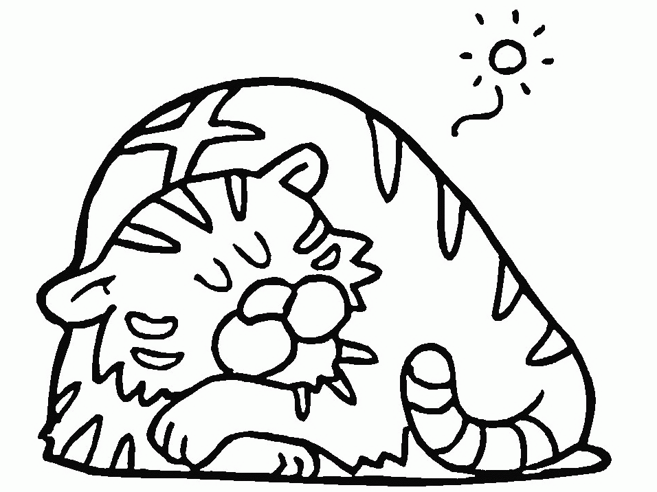 Coloring page: Tiger (Animals) #13655 - Free Printable Coloring Pages
