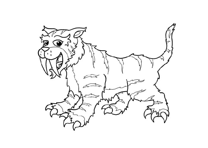 Coloring page: Tiger (Animals) #13678 - Free Printable Coloring Pages