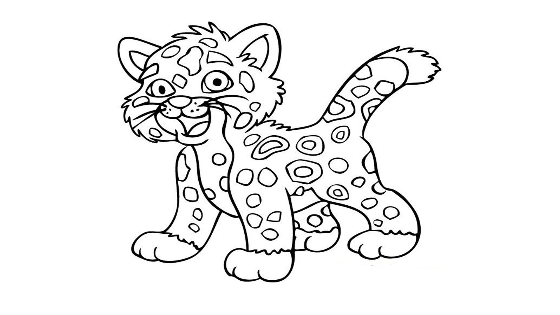 Drawing Tiger 20 Animals – Printable coloring pages