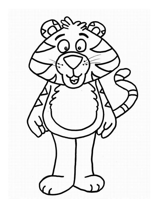 Coloring page: Tiger (Animals) #13776 - Free Printable Coloring Pages