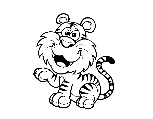 Coloring page: Tiger (Animals) #13783 - Free Printable Coloring Pages