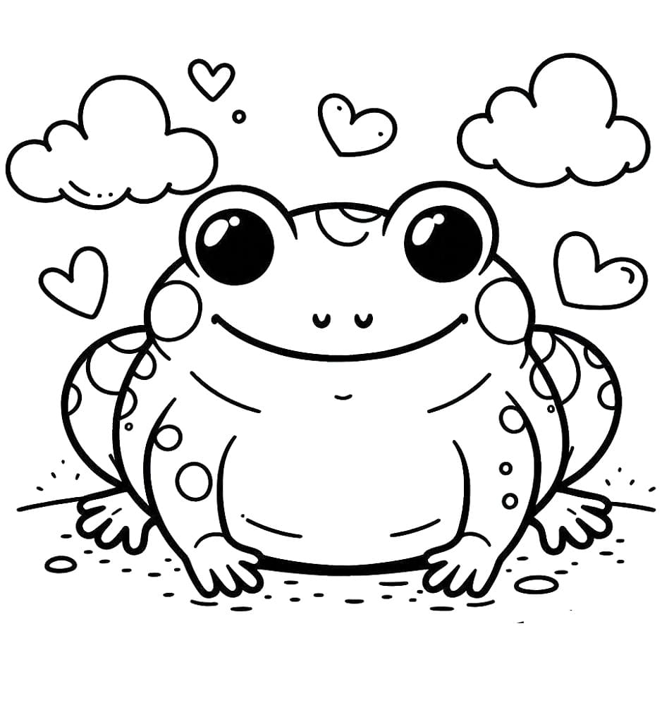 Free printable Toad coloring page #218469 from Animals collection
