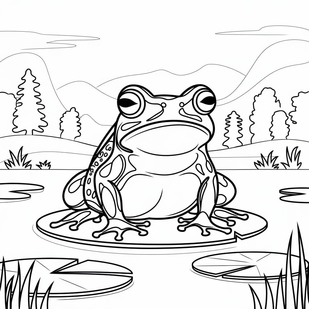 Free printable Toad coloring page #218493 from Animals collection