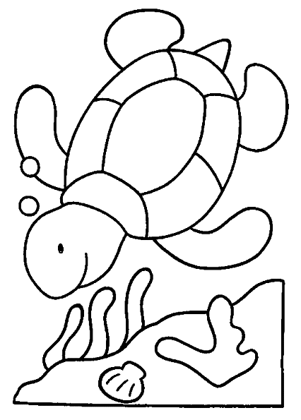 Coloring page: Tortoise (Animals) #13415 - Free Printable Coloring Pages