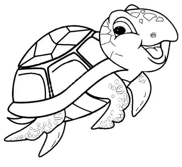 Free printable Tortoise coloring page #180097 from Animals collection