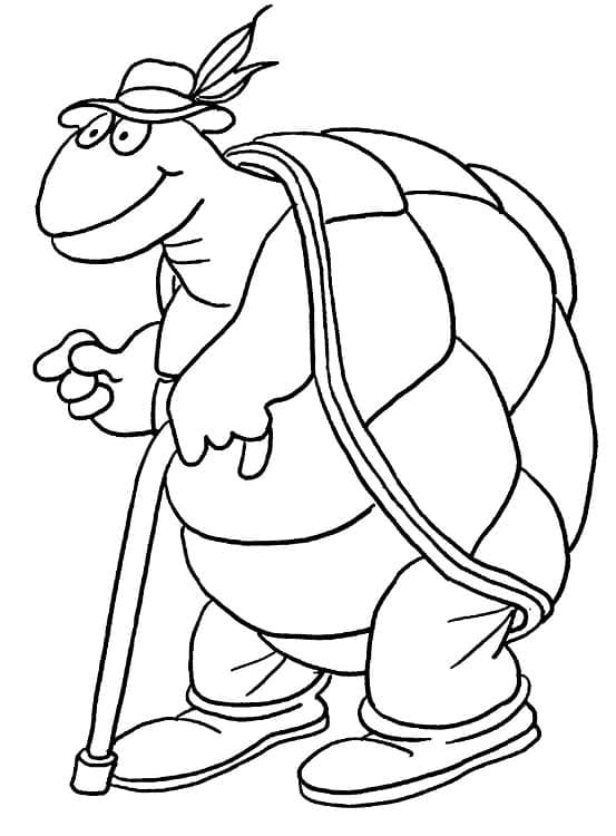 Free printable Tortoise coloring page #180119 from Animals collection