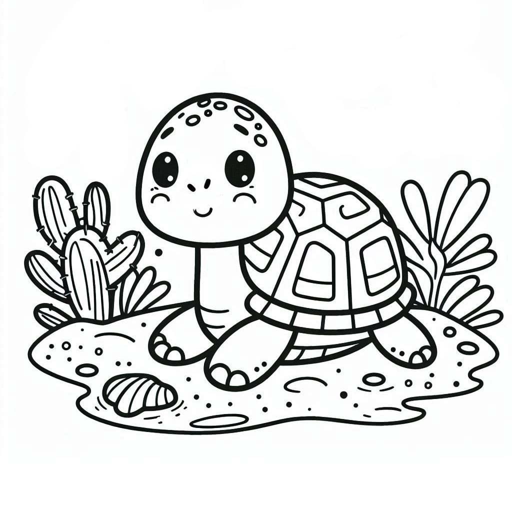 Free printable Tortoise coloring page #217130 from Animals collection