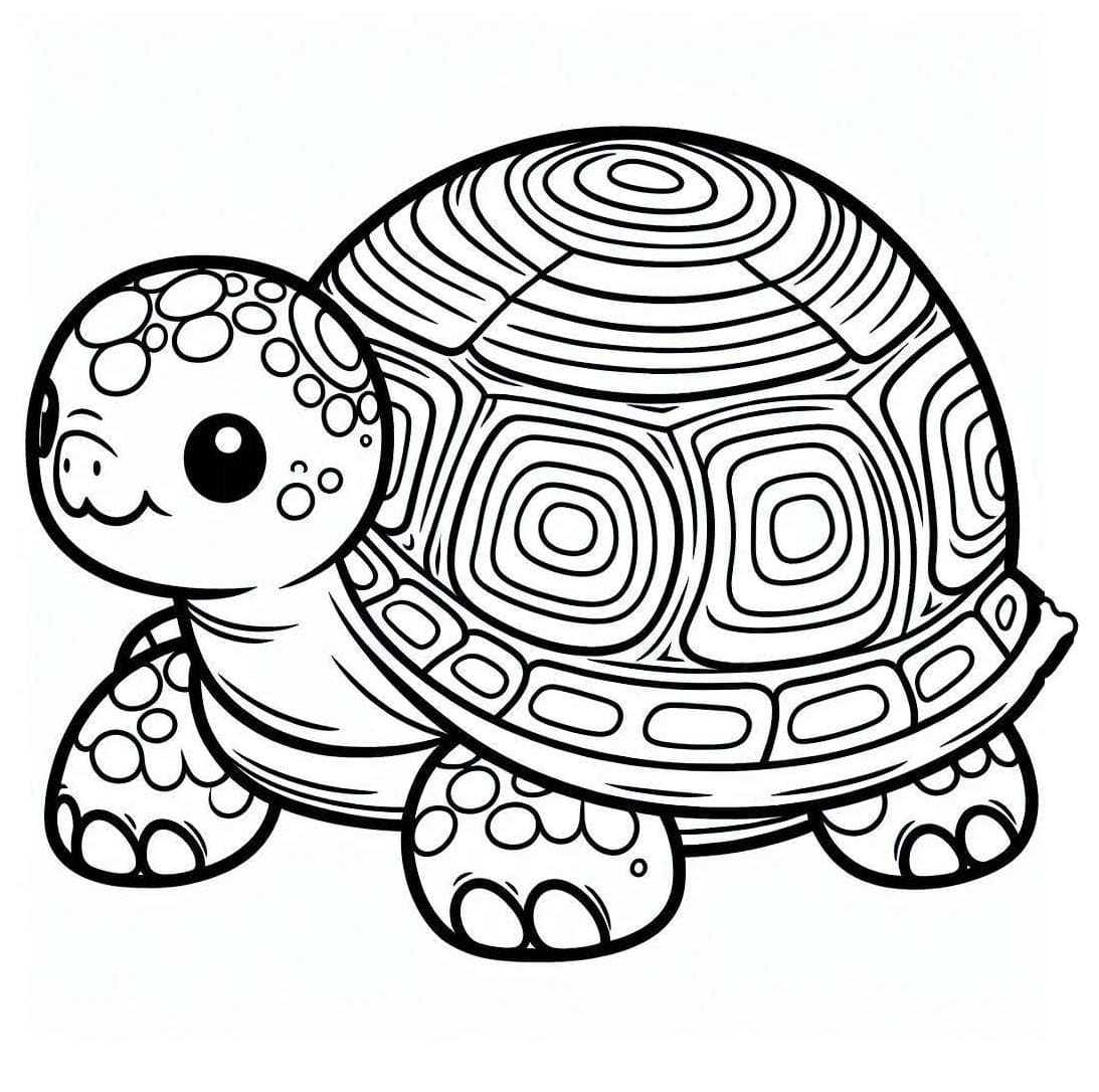 Free printable Tortoise coloring page #217134 from Animals collection