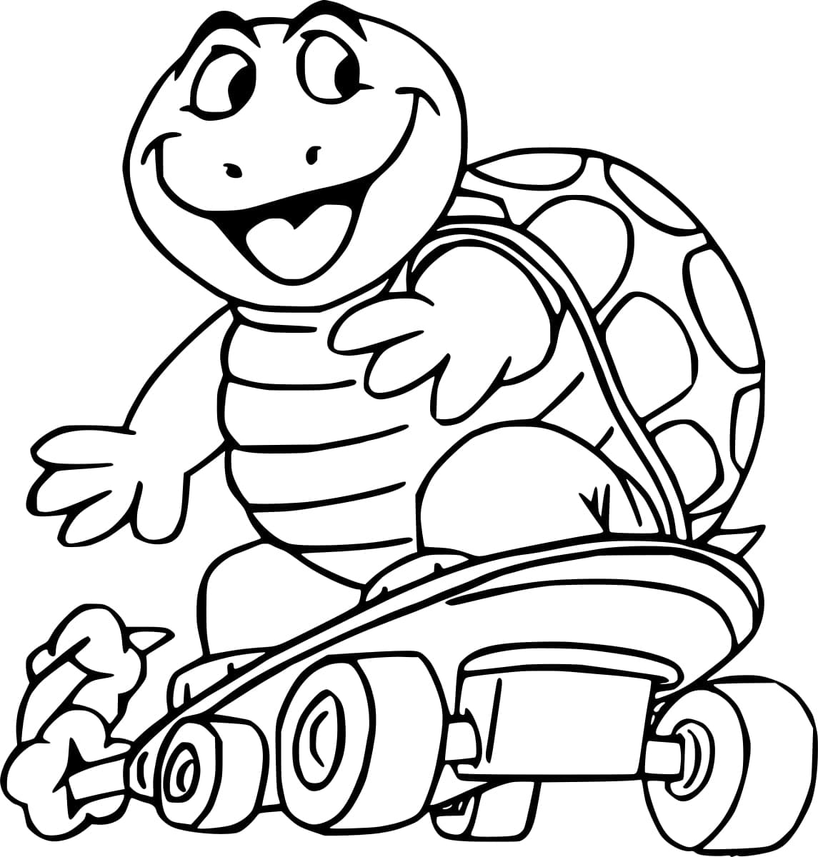 Free printable Tortoise coloring page #217137 from Animals collection