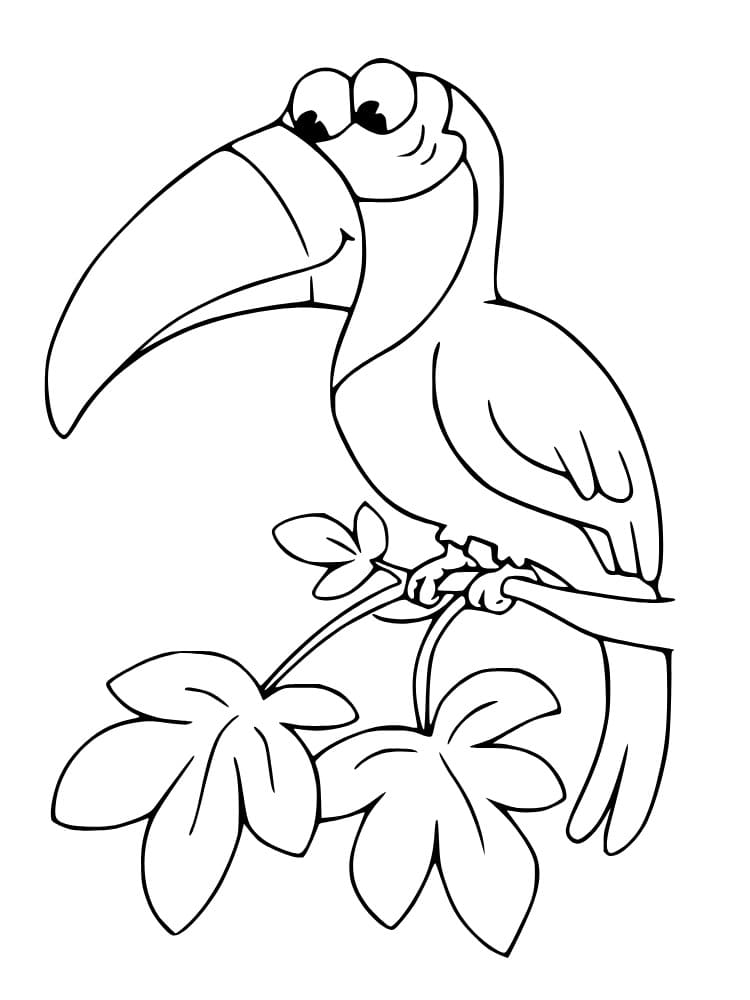 Free printable Toucan coloring page #197547 from Animals collection