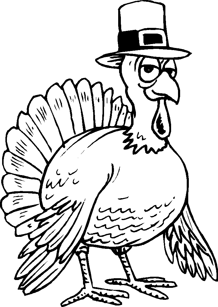 Coloring page: Turkey (Animals) #5294 - Free Printable Coloring Pages